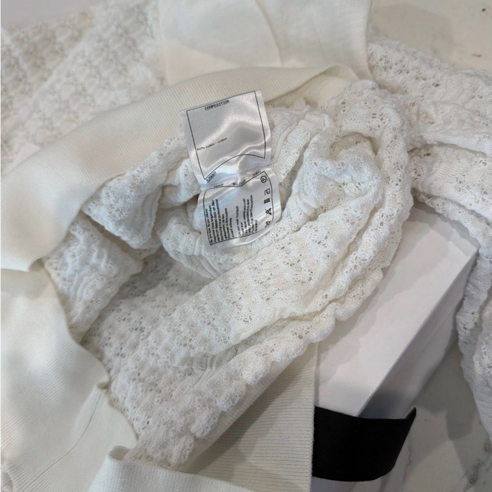Chanel Ruffled Cotton Top - Picture 7 of 7